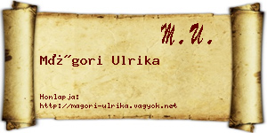 Mágori Ulrika névjegykártya